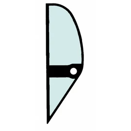 BOBCAT Oldalüveg F3543 