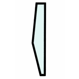 CAT Bal Első Ajtóüveg 187-1469