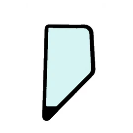 CASE Oldalüveg KHN32030 