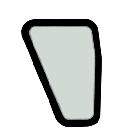 JCB Jobb Alsó Oldalüveg 333/W5354