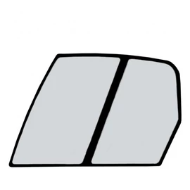 JCB Jobb Oldalüveg 827/80154