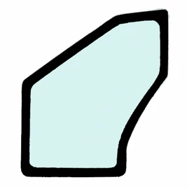 KUBOTA Alsó Ajtóüveg RC411-46540