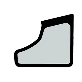 KUBOTA Alsó Ajtóüveg RD829-46540