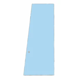 LIEBHERR Bal Ajtóüveg F3723 