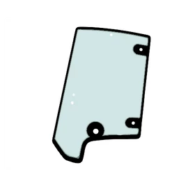 Jobb Oldalüveg T100028