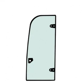 VOLVO Bal Ajtóüveg 11309051