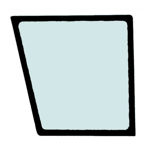 CAT Bal Alsó Ajtóüveg 109-2263