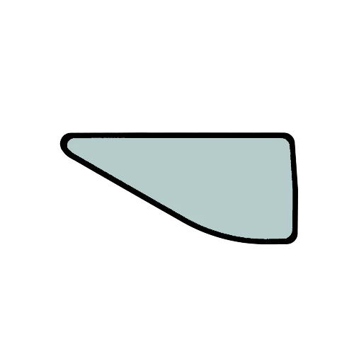 CAT Jobb Alsó Oldalüveg 2490192 