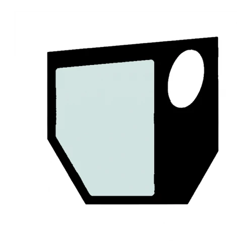 HITACHI Alsó Ajtóüveg F3548 