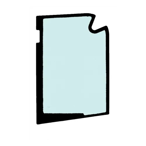 JCB Oldalüveg 401/X2939