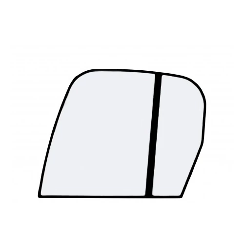 JCB Jobb Oldalüveg 827/80431