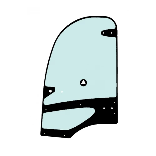 KRAMER Bal Ajtóüveg 