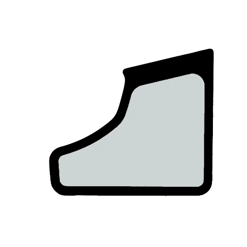 KUBOTA Alsó Ajtóüveg RD829-46540