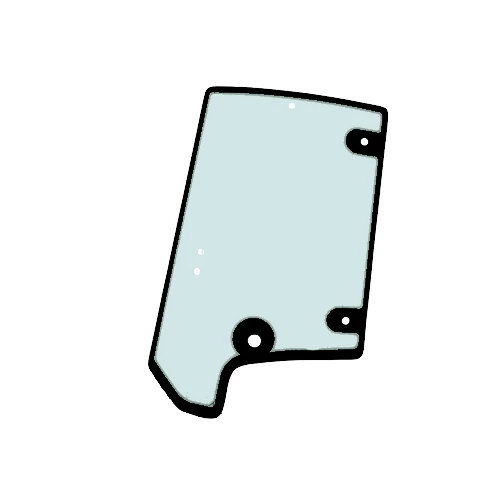 Jobb Oldalüveg T100028