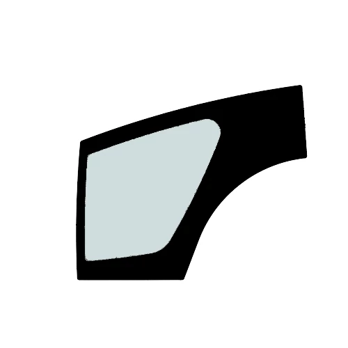 Bal Alsó Ajtóüveg