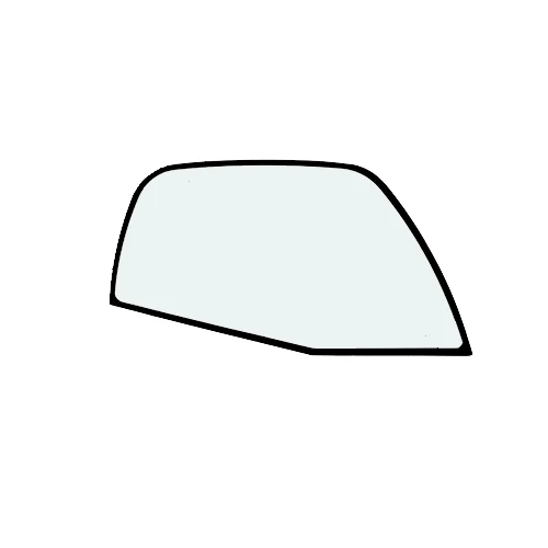 MANITOU Jobb Oldalüveg 601327 