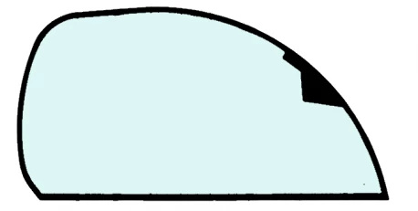 BOBCAT Jobb Oldalüveg F3610 