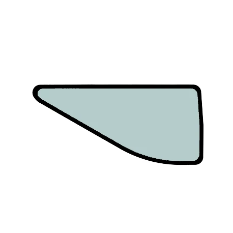 CAT Jobb Alsó Oldalüveg 2490192 