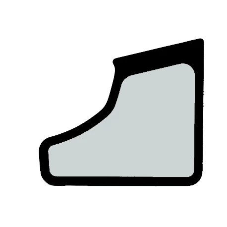 KUBOTA Alsó Ajtóüveg RD829-46540