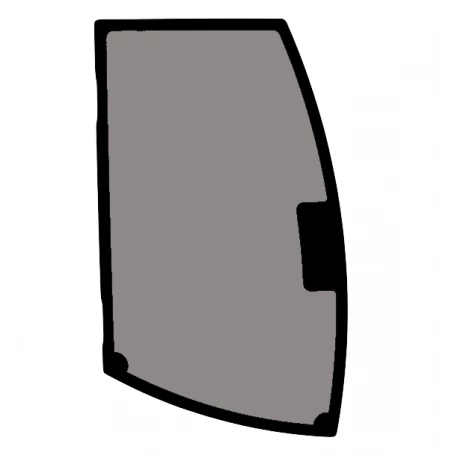 LIEBHERR Jobb Ajtóüveg 9777217