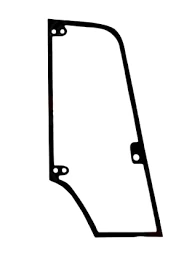 MECALAC Jobb Ajtóüveg T161845 